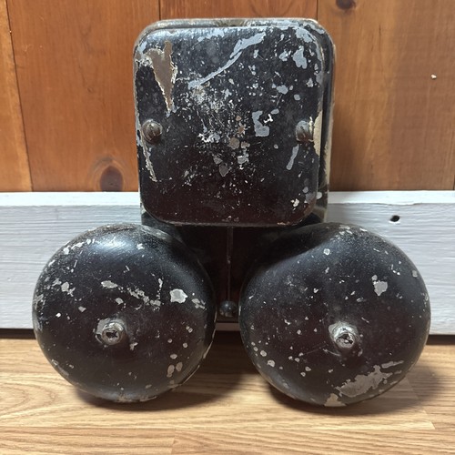 Vintage large dual bell wall - vintage,