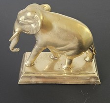Vintage Solid Brass Elephant