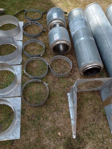 Twin wall stainless steel flue - twin,