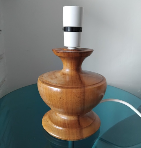 Vintage urn shape solid wood - urn,