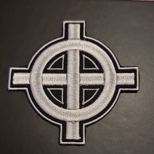 Embroidered celtic cross - embroidered,