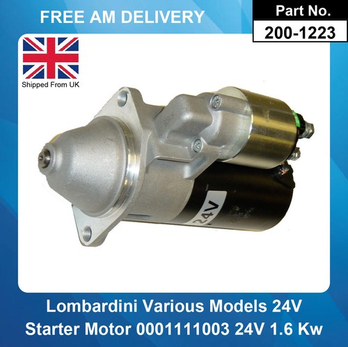 Starter motor for lombardini - starter,