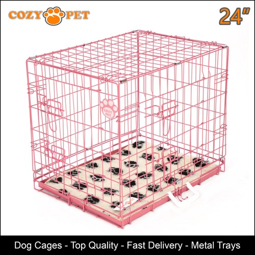 Dog cage pink inc - dog, vet