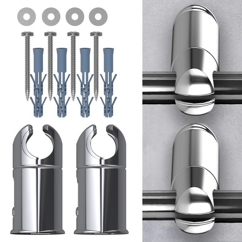 Clamp wall brackets - for, heated