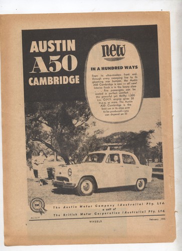 Austin a50 cambridge original - cambridge,