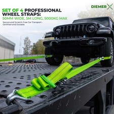 4X Professional Trailer Straps