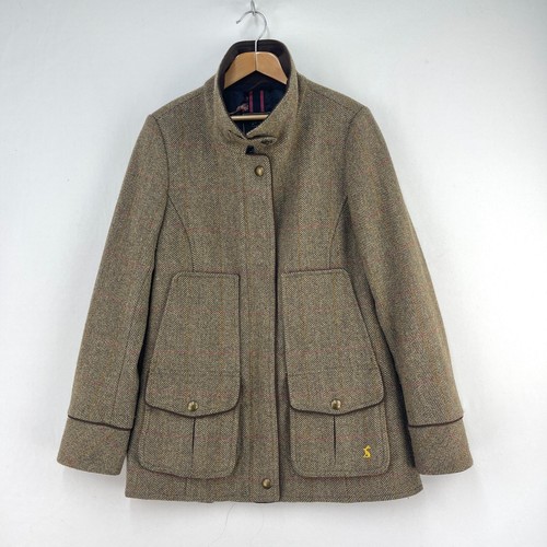 Joules tweed field coat womens - joules,
