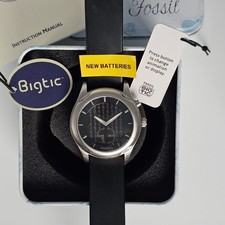 Rare! "MATRIX" Fossil BIG TIC JR-8621 Mens Watch - new batteries