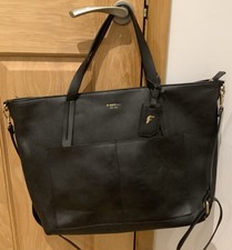 Fiorelli Black Tote Style Handbag, Shoulder Strap, Zip Close, 43 X 33 Cm,Pockets