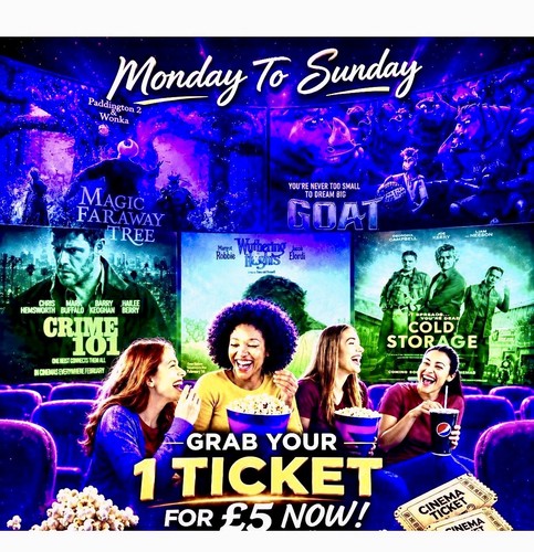 Cineworld ticket weekday - ticket,
