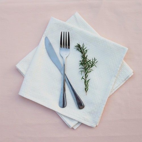 Flcsied linen waffle napkins - linen,
