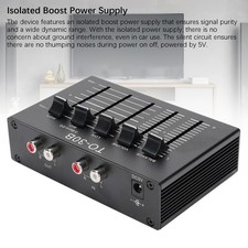 Phono Preamp Record Player Preamplifier EQ Aluminum Alloy For Turntable