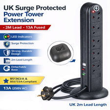 10 Gang Extension Tower Surge