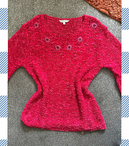 Elizabeth scott pink open knit - scott,