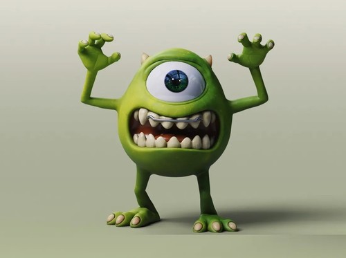 Mike wazowski - wazowski, (monsters