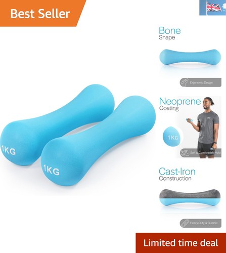 Neoprene bone dumbbells set - neoprene,