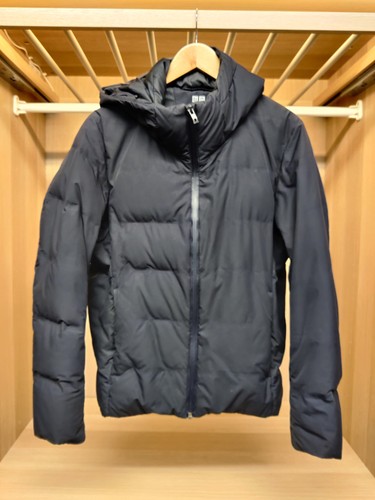 Uniqlo coat black down - uniqlo, xs
