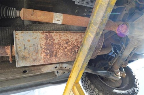 Rear exhaust silencer - silencer, jeep