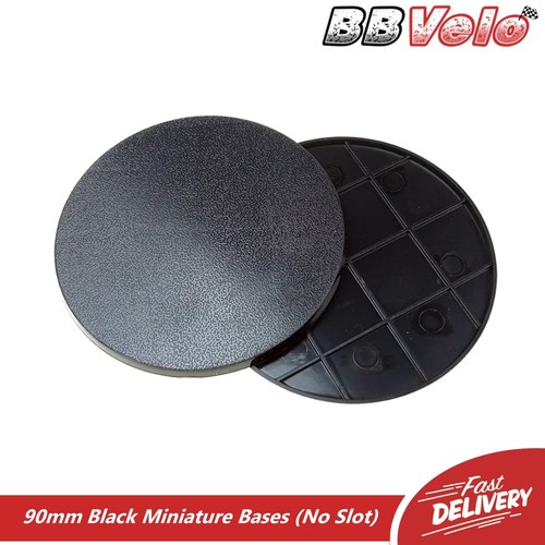 90mm round bases for miniature - round,