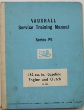 Vauxhall Cresta Velox PB Engine and Clutch Service Manual (Workshop) 1963