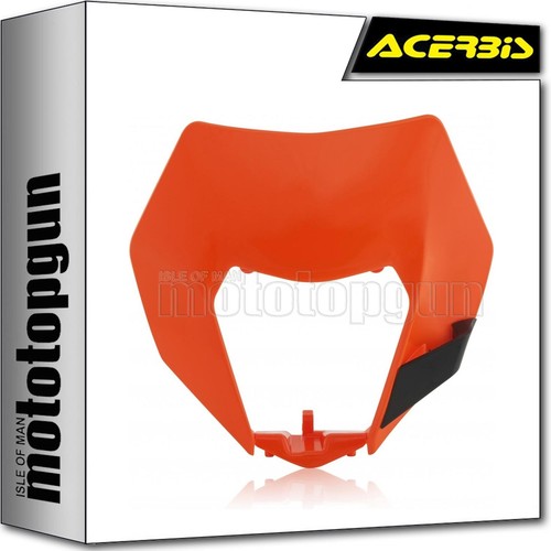 Acerbis headlight mask orange - acerbis,
