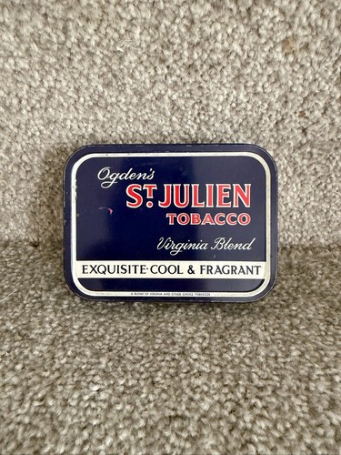 Julien tobacco tin ogdens - tobacco, tin,