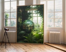 Retro Green Rainforest Disco