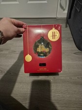 Harrods - London Skyline at Christmas - Large Musical Snow Globe - Wind Up