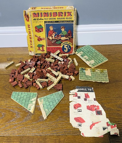 Vintage minibrix set all - minibrix,