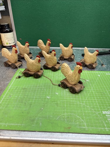 Wooden carved cock - wooden,