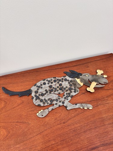 Metal dog wall art - metal,
