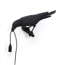 Seletti bird crow raven lamp genuine