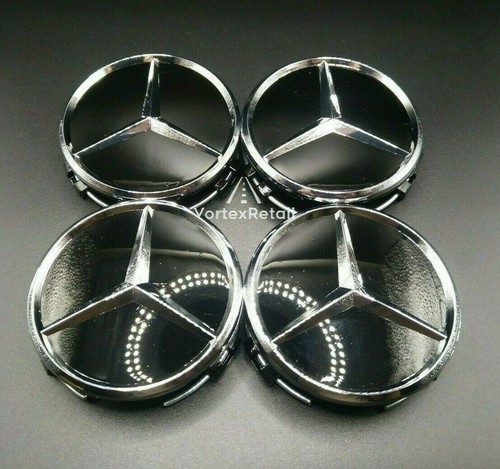 Mercedes alloy wheel centre - 4x,