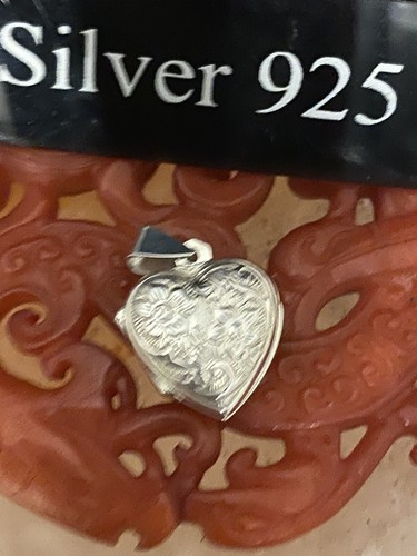 Solid silver locket - silver, and