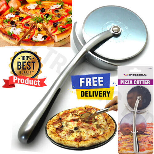Stainless steel pizza cutter - steel,
