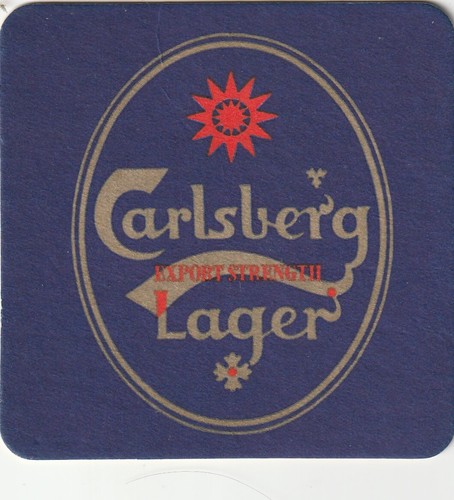 Beer mat carlsberg lager - mat,