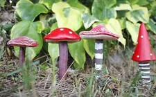 Garden Mushroom Decorations