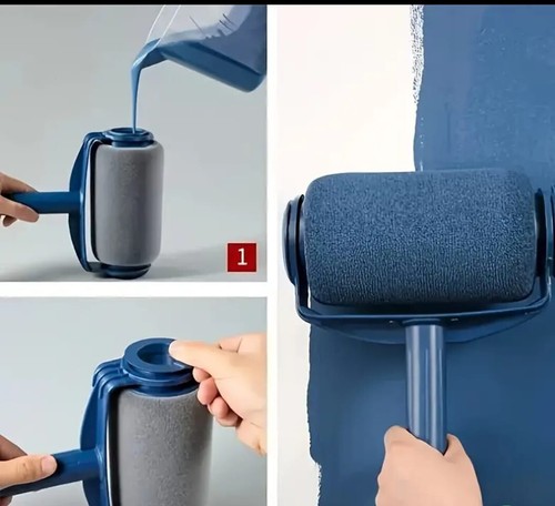 Replacement paint roller brush - paint,