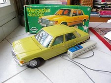 Mercedes 450 SE W116 Gama Remote Control 42Cm Plastic Box Vintage Miniature Toy