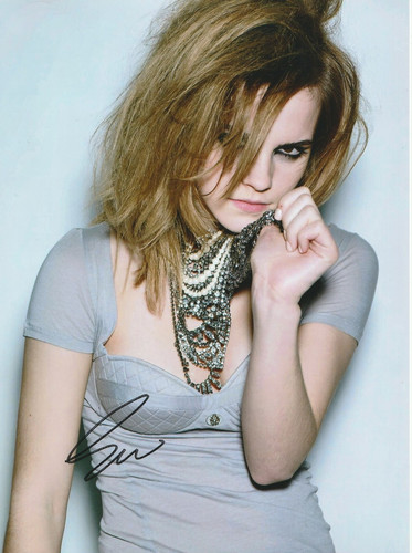 Signed emma watson autographed - watson,