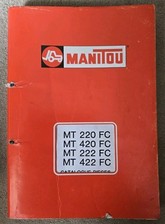 MANITOU MT220FC MT420FC MT222FC MT422FC FORKLIFT PARTS CATALOGUE 1985