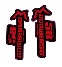 Marzocchi bomber fork decal - bomber,