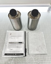 Porsche Cayman  718 GT4 + RS + GTS titanium JCR Exhaust Silenced Tailpipes Tips