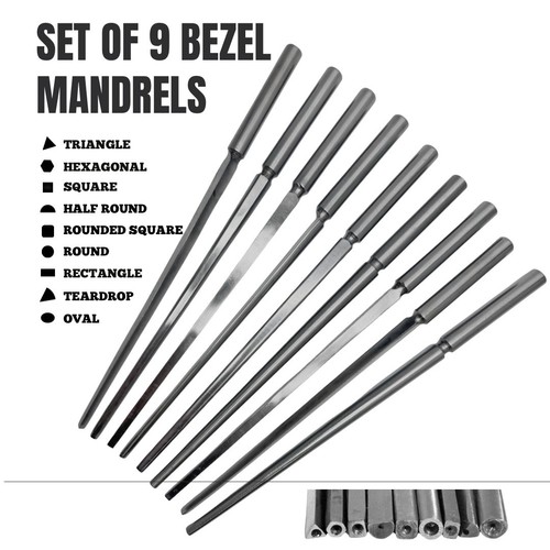 Bezel mandrel set 9 - bezel, of