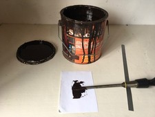 Sadolin Advanced One Coat Woodstain JACOBEAN WALNUT 2.5 L used tin