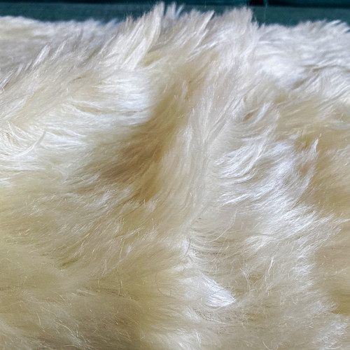 White long pile - , mohair