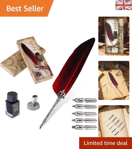 Antique style feather quill - antique,