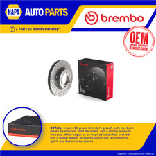 2x Brake Discs Pair Vented