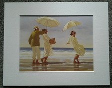 JACK VETTRIANO"THE PICNIC PARTY" MOUNTED ART PRINT SINGLE MOUNT PRESENTATION