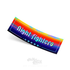NIGHT FIGHTERS SLAP STICKER